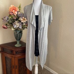 Blu Reed Shawl Collar Lightweight Cardigan Topper
